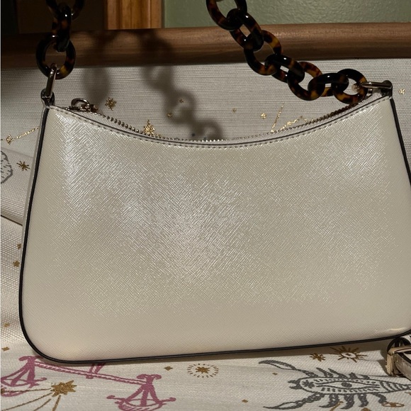 Kate Spade Madison Convertible meringue Crossbody tortoise shell resin c… - Picture 8 of 11